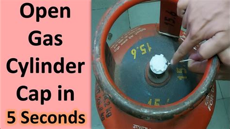 how to open gas cylinder lock